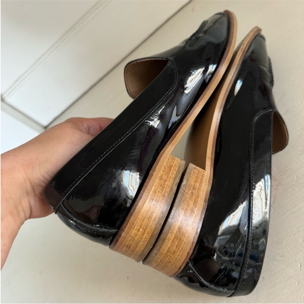 Everlane Black Patent Leather Loafers 10 - Picture 7 of 13